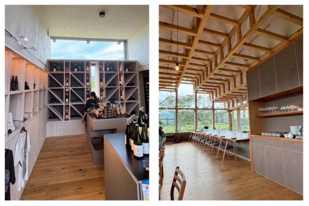 （1F 「TELLUS」Wine＆Gift Shop）　（2F「LARES」Restaurant）　