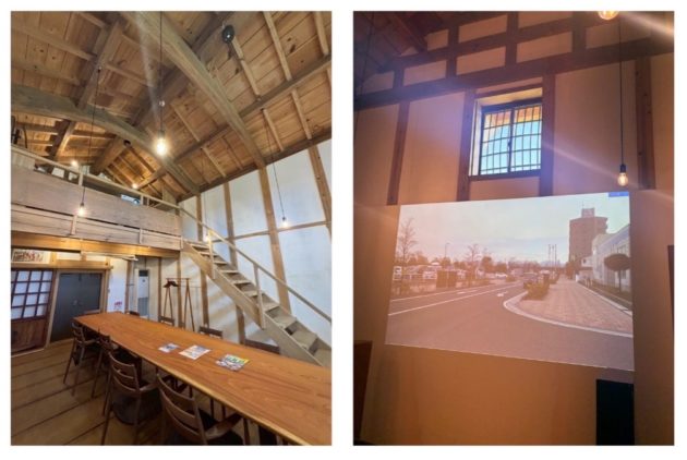 （「希望の蔵」の中の様子。中ではドキュメンタリー映像が上映されていました）